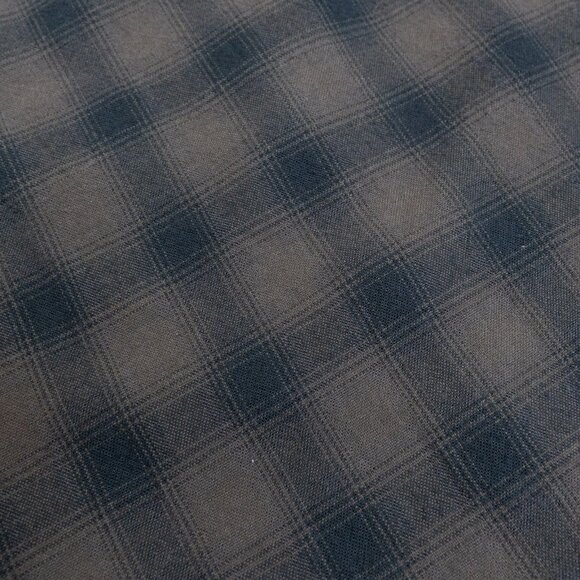 RRL Ralph Lauren Shirt Plaid Black Grey Plaid Western Workwear Button Up Small - Picture 11 of 14